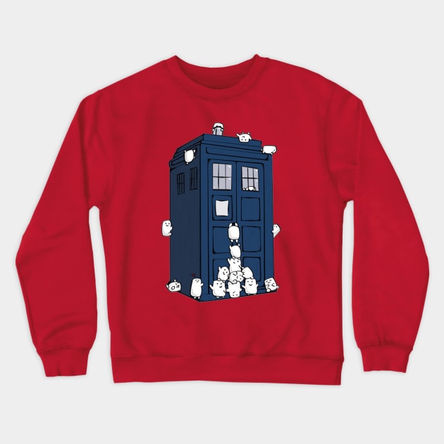 The Adipose Have the Phone Box Crewneck Sweatshirt by Jamesdesign